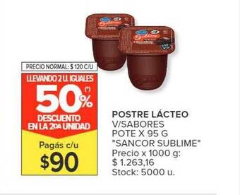 Carrefour Market Postre lacteo oferta