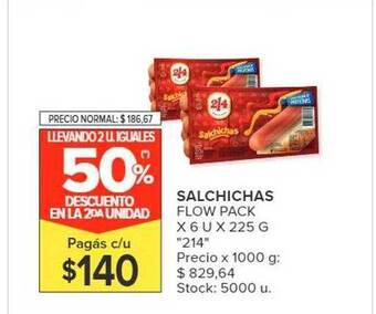 Carrefour Market Salchichas oferta