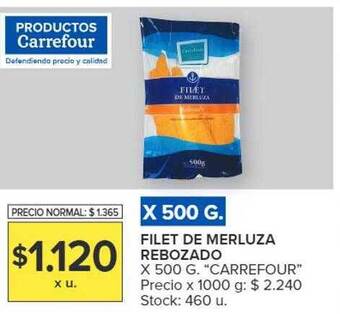 Carrefour Market Filet de merluza rebozado oferta