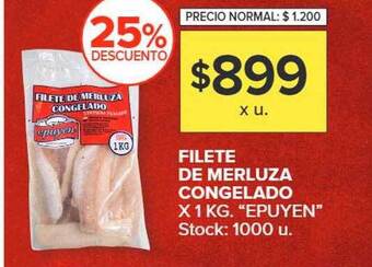 Carrefour Market Filete de merluza congelado oferta