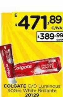 Hipermay Colgate c d luminous white brillante oferta
