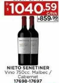 Hipermay Nieto senetiner vino oferta
