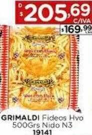 Hipermay Grimaldi fideos hvo oferta