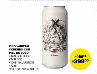 Atomo Conviene Vino varietal cordero con piel de lobo oferta