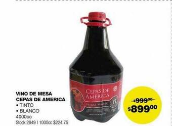 Atomo Conviene Vino de mesa cepas de america oferta