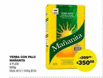 Atomo Conviene Yerba con palo mañanita oferta