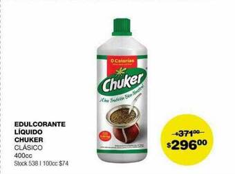 Atomo Conviene Edulcorante líquido chuker oferta