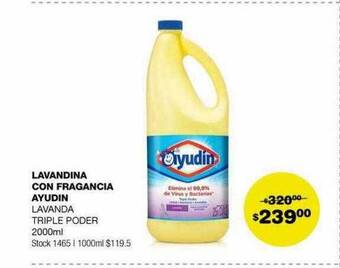 Atomo Conviene Lavandina con fragancia ayudin oferta