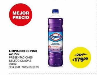 Atomo Conviene Limpiador de piso ayudin oferta