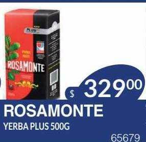 Masivos Rosamonte yerba plus oferta
