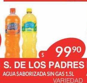 Masivos S de los padres agua saborizada sin gas oferta