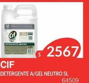 Masivos Cif detergente a gel neutro oferta