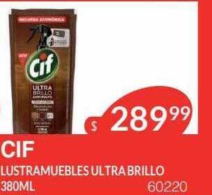 Masivos Cif lustramuebles ultra brillo oferta