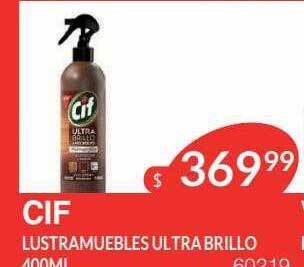 Masivos Cif lustramuebles ultra brillo oferta