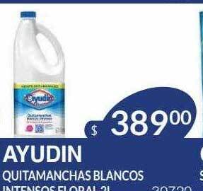 Masivos Ayudin quitamanchas blancos intensos floral oferta