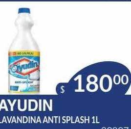 Masivos Ayudin lavandina anti splash oferta