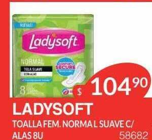 Masivos Ladysoft toalla fem normal suave c alas oferta