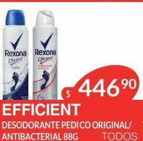 Masivos Efficient desodorante pedico original antibacterial oferta