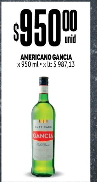 Makro Americano Gancia oferta