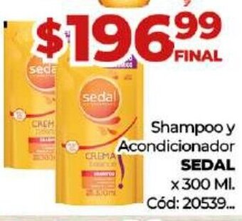 Diarco Shampoo y Acondicionador Sedal oferta