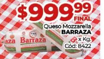 Diarco Queso Mozzarella Barraza oferta