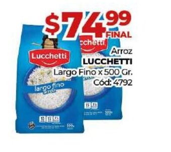 Diarco Arroz Lucchetti Largo Fino oferta