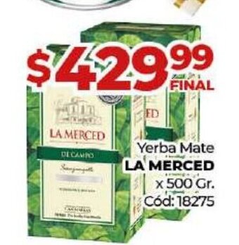 Diarco Yerba Mate La Merced oferta