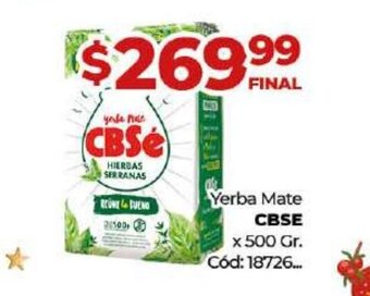 Diarco Yerba Mate CBSE oferta