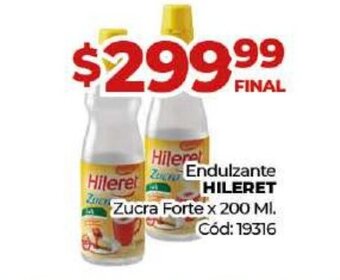 Diarco Endulzante Hileret Zucra Forte oferta