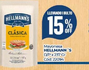 Diarco Mayonesa Hellmann's oferta