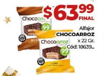 Diarco Alfajor Chocoarroz oferta