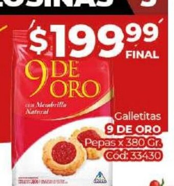 Diarco Galletitas 9 De Oro oferta