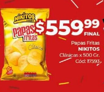 Diarco Papas Fritas Nikitos oferta