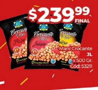 Diarco Maní Crocante JL oferta