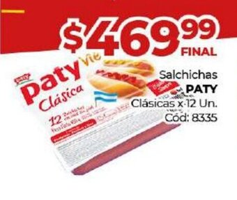 Diarco Salchichas Paty oferta