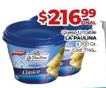 Diarco Queso Untable La Paulina oferta
