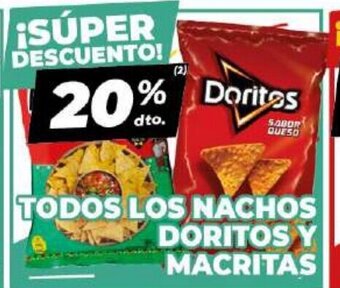Diarco Todos Los Nachos Doritos Y Macritas oferta