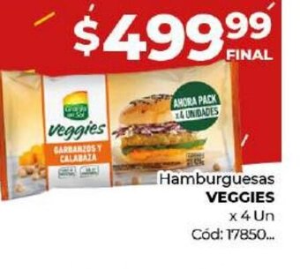 Diarco Hamburguesas Veggies oferta