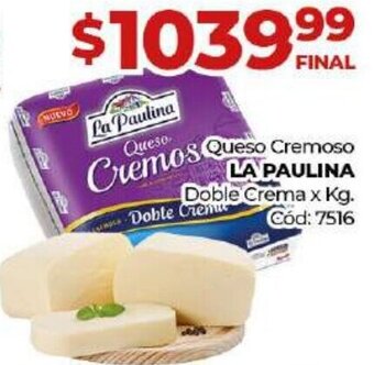 Diarco Queso Cremoso La Paulina oferta