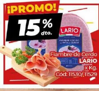 Diarco Fiambre de Cerdo Lario oferta