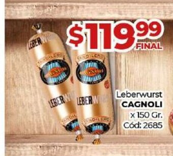 Diarco Leberwurst Cagnoli oferta