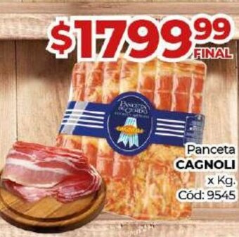Diarco Panceta Cagnoli oferta