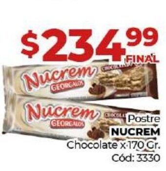 Diarco Postre Nucrem oferta