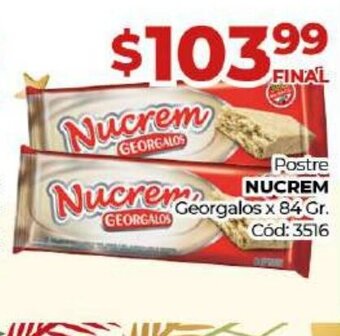 Diarco Postre Nucrem oferta