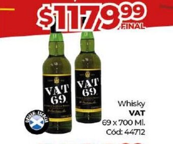 Diarco Whisky Vat 69 oferta