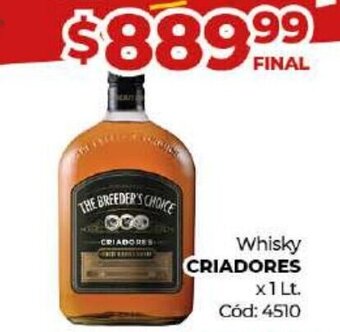 Diarco Whisky Criadores oferta