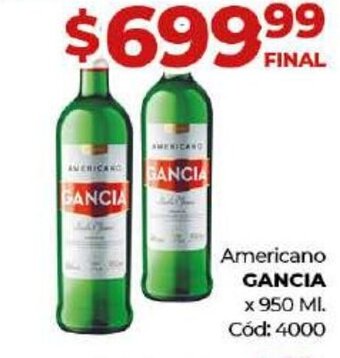 Diarco Americano Gancia oferta