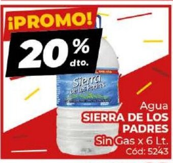 Diarco Agua Sierra De Los Padres oferta