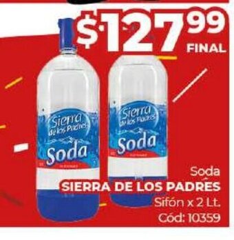 Diarco Soda Sierra De Los Padres oferta