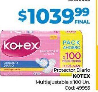 Diarco Protector Diario Kotex oferta